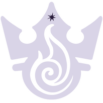 Main Crowned Catalyst Emblem Crowned Catalyst Press emblem – a crowned flame glyph with a spiral flame center and a star above.
